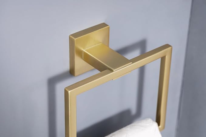 10 Pack Brushed Gold Bathroom Hardware Set - Image 8
