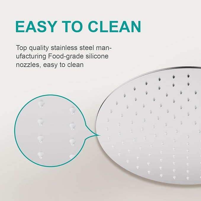 All Metal Rain Shower Head - Image 5