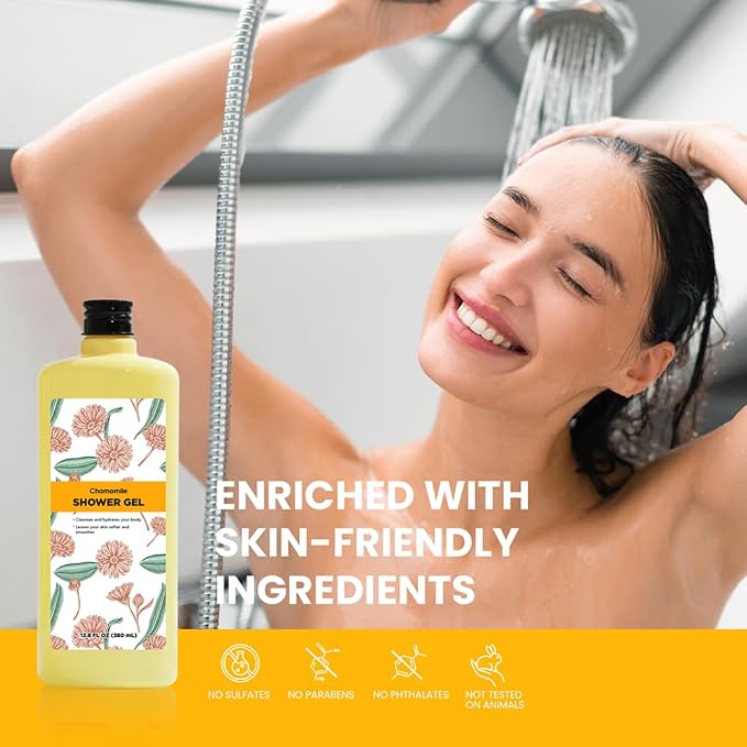 Bubble Bath for Women, Chamomile Shower Gel Gifts Set, Mother's Day Gifts for - Image 5