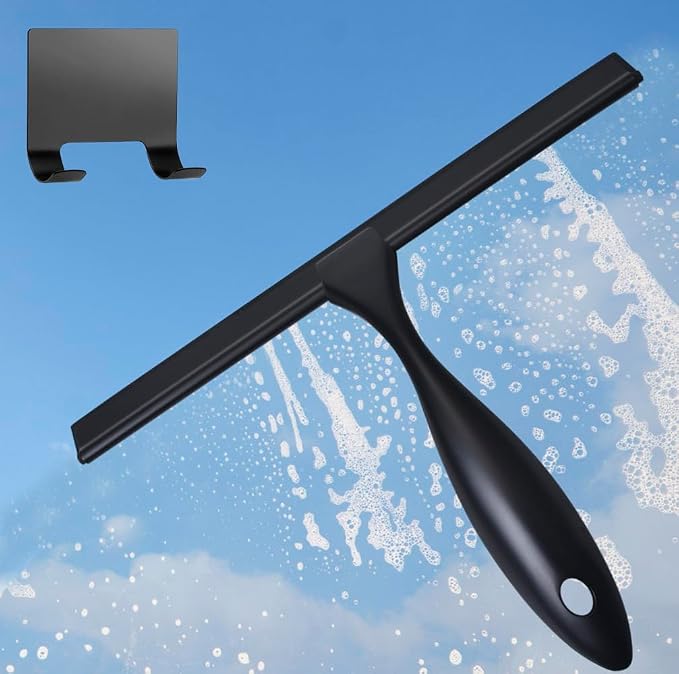 12'' Light Weight Stainless Steel Shower Squeegee - Image 3