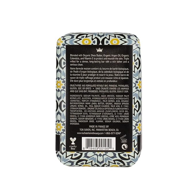 La Chatelaine Shea Butter Bar Soap| Natural and Organic |Triple Milled | Made - Image 2