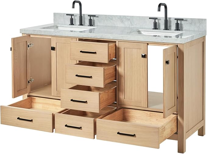 ARIEL 61'' Bathroom Vanity - Image 8