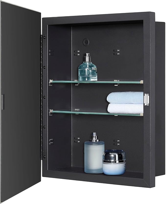 Black Bathroom Medicine Cabinet - Image 5