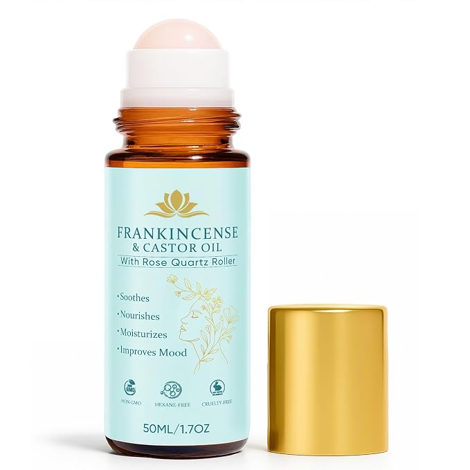 Frankincense and Castor Oil, Castor Oil Roll On by Fibosara