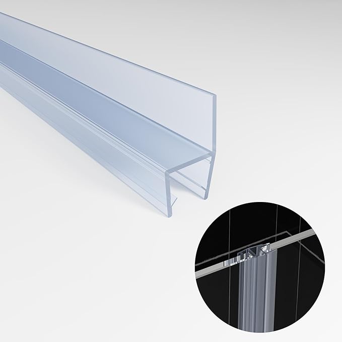2-Pack Frameless Shower Door Seal Strip - Image 6