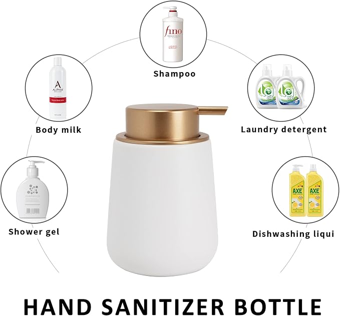 Soap Liquid Dispenser Ceramic - Image 6
