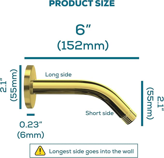 SparkPod 6 Inch Shower Arm - Image 2