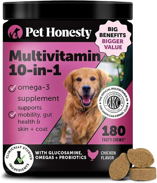 Dog Multivitamin - 10 in 1 Dog Vitamins by PetHonesty