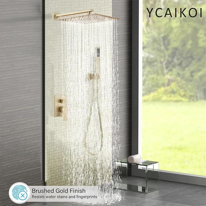 Shower Faucet Set Complete, Wall Mount Shower System - Image 2