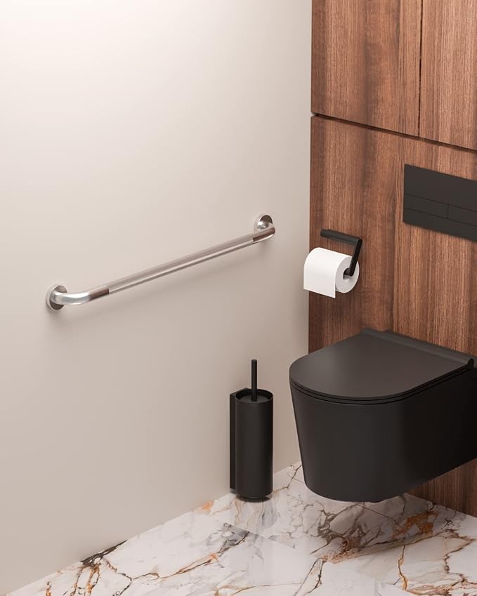 32 Inch Anti Slip Shower Grab Bar, Munzong 2 Pack Stainless Steel Bathroom Grab - Image 6
