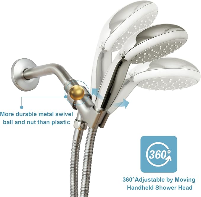 OFFO Shower Head Holder with Solid Metal Ball - Image 2