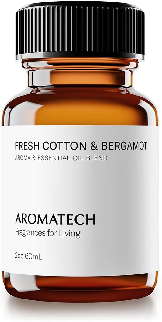 AromaTech Fresh Cotton and Bergamot Essential Oil Blend: Luxury Hotel Inspired by AromaTech