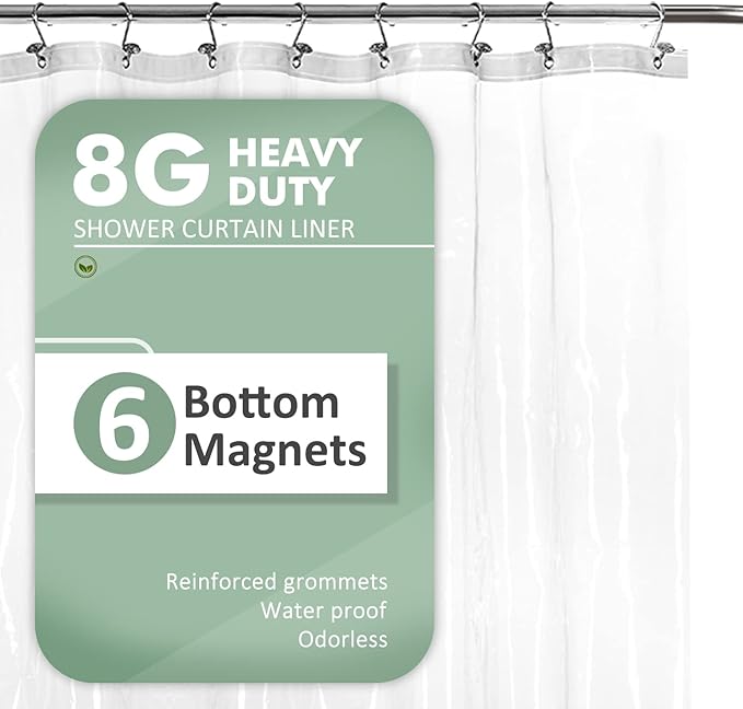 Barossa Design Longer Shower Curtain/Liner by BarossaDesign