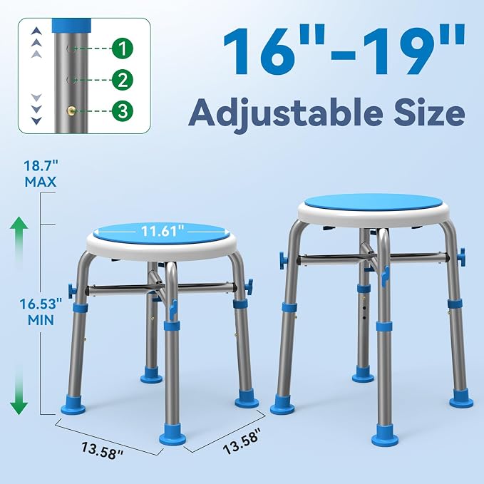 FSA/HSA Eligible Swivel Shower Stool - Image 5