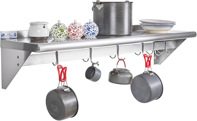 Hally Stainless Steel Shelf by HallySinksTablesH