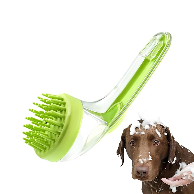 Pet Bathing Brush – Gentle Dog And Cat Scrubber - Image 8