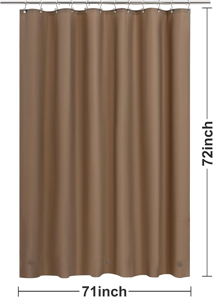 Barossa Design Brown Shower Curtain Liner - Image 7