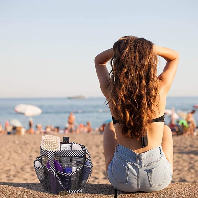Attmu 2 Pack Mesh Shower Caddy Portable - Image 7