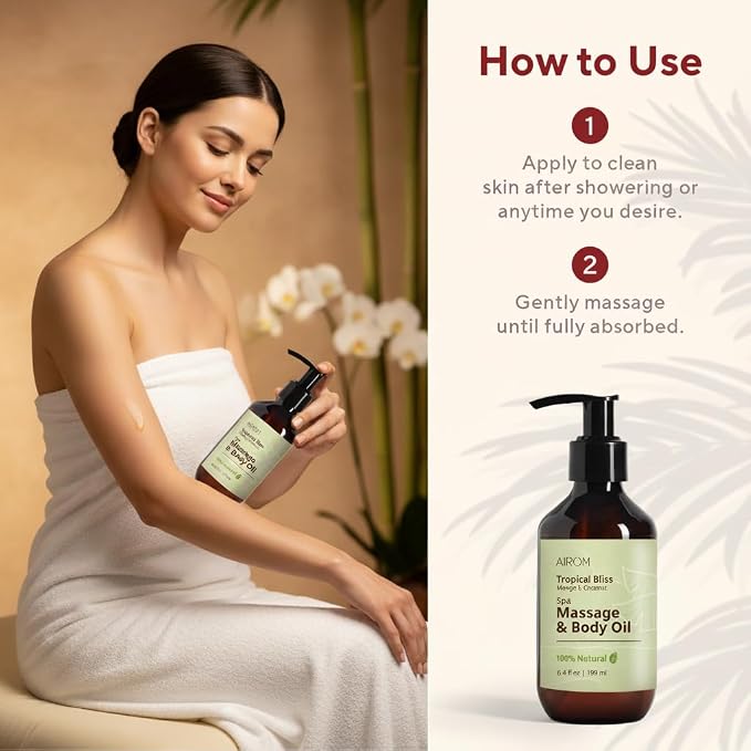AiROM Mango & Coconut Massage Oil - Image 4