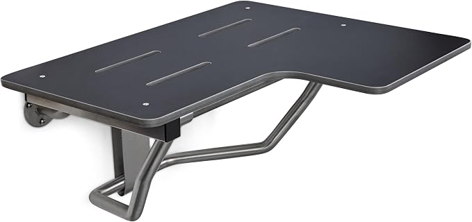 Seachrome 32" x 22.5” Black Reversible Folding Transfer Tub/Shower Seat - Image 3