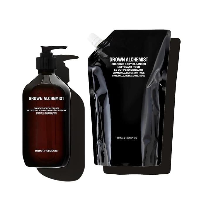 Grown Alchemist Energize Body Cleanser Set + Refill by GrownAlchemist