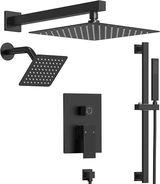 10" High-Pressure Rainfall Shower Faucet by EVERSTEIN