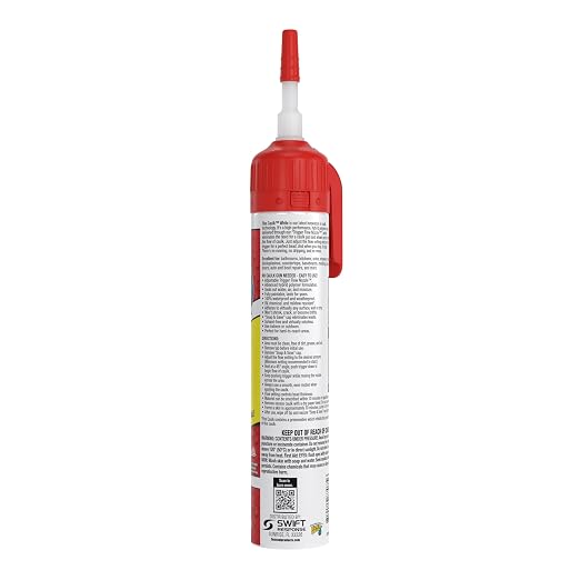 Flex Caulk, Waterproof & Weatherproof Hybrid Polymer Sealant, Baseboards - Image 2