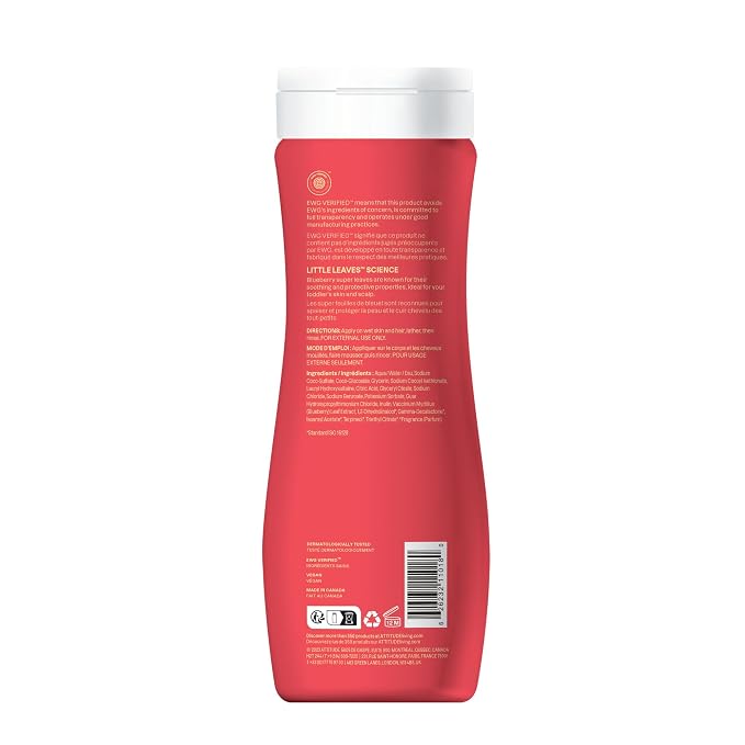 ATTITUDE Shampoo and Body Wash for Kids, EWG Verified Hair and Body Cleanser - Image 7