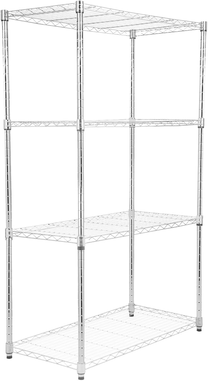 Whitmor 4 Tier Storage Shelves, Heavy Duty by Whitmor