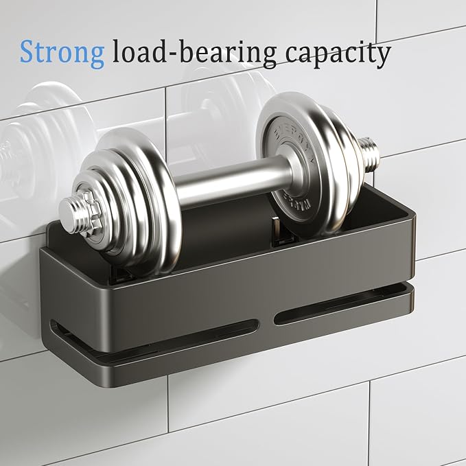 Shower Caddy, Heavy-Duty Bathroom Storage Shelf, Large Capacity No-Drill - Image 7