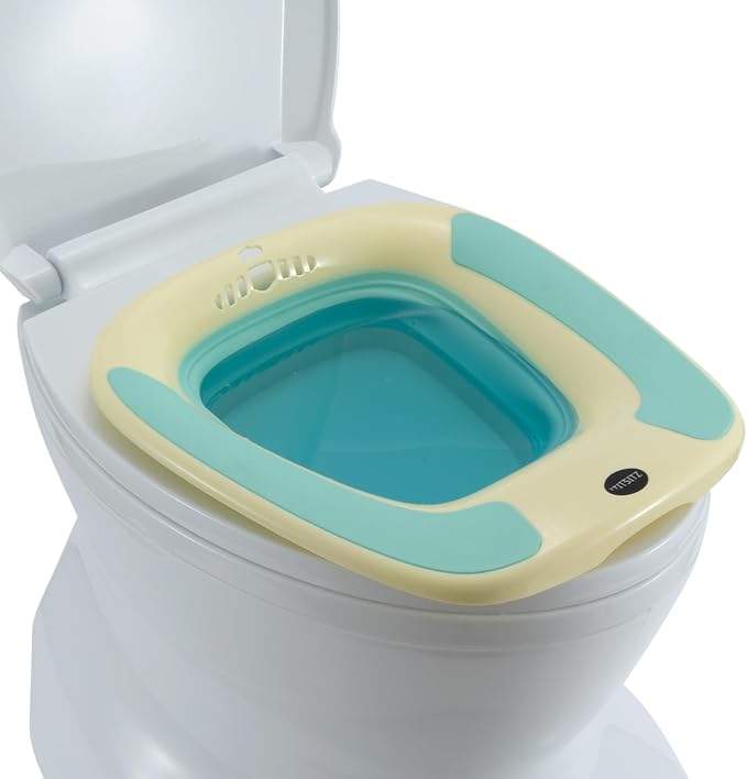 Sitz Bath, Portable Sitz Bath for Toilet Seat, Sitz Bath for Hemorrhoids by IRWPITW