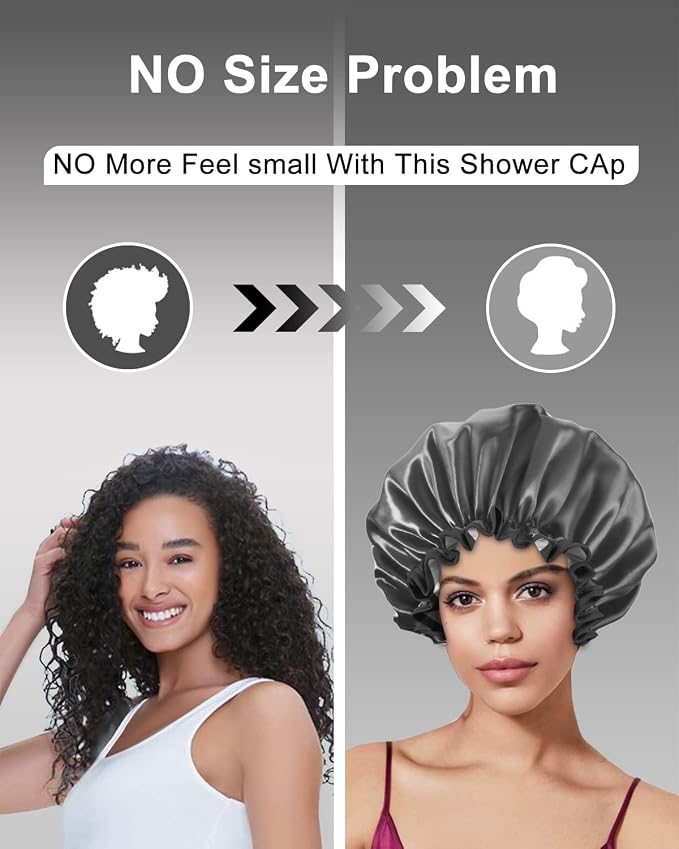 Aquior Shower Caps, Reusable Shower Cap - Image 6