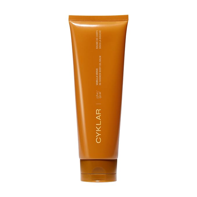 CYKLAR In-Shower Oil Balm. Vanilla Verve Scented Hydrating Body Moisturizer by Cyklar