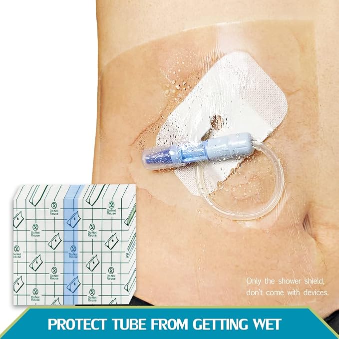 Shower Protector Dialysis Catheter Shower Cover Large Coverage Shower Shields - Image 3