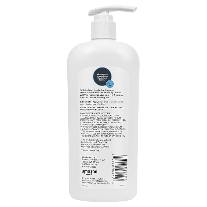 Amazon Basics Daily Moisturizing Lotion, 12 Fluid Ounces - Image 2