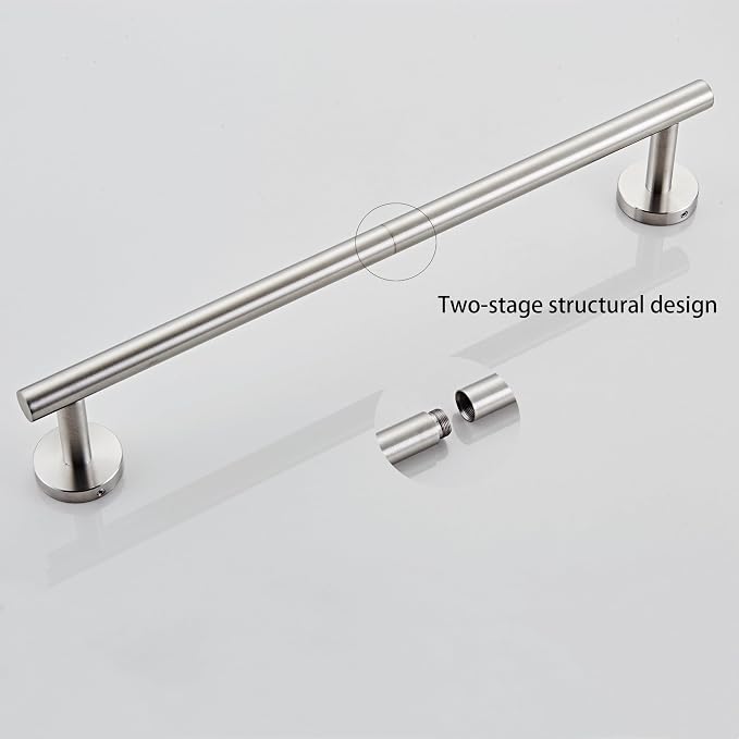 Bath Towel Bar, 18 Inch 304 Stainless Steel Thicken Towel Holder - Image 2