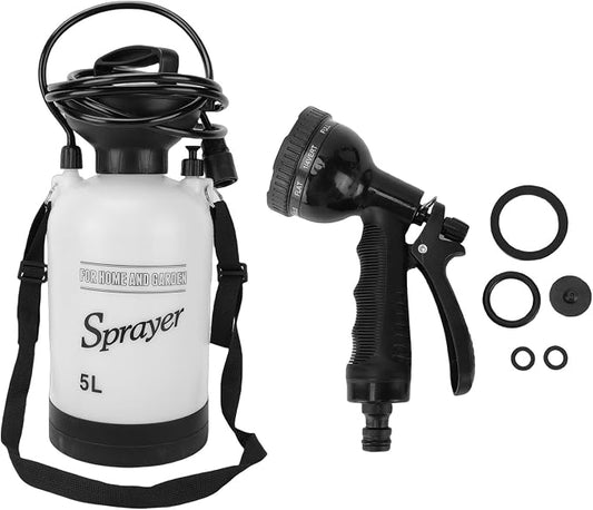 Portable Camping Shower, 5l Auto Manual Pressure Shower Pump by Yechiry