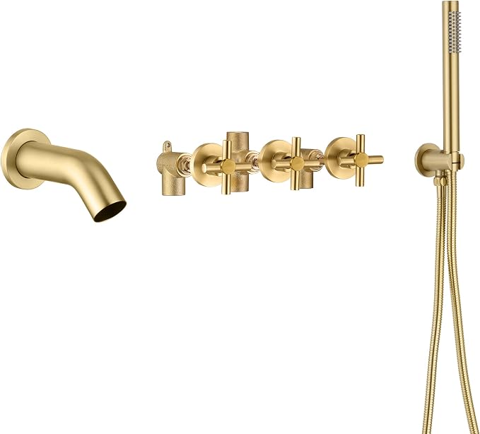 SUMERAIN Waterfall Wall Mount Tub Faucet by SUMERAINFAUCETS