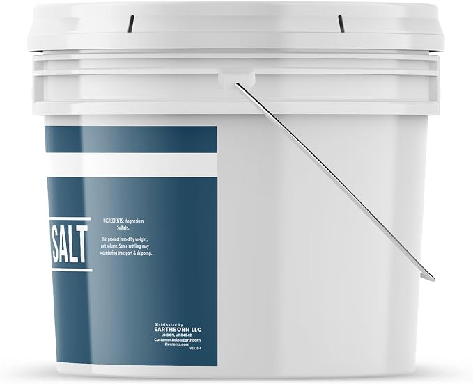 Earthborn Elements Epsom Salt 2 Gallon Bucket, Magnesium Sulfate, Soaking - Image 3
