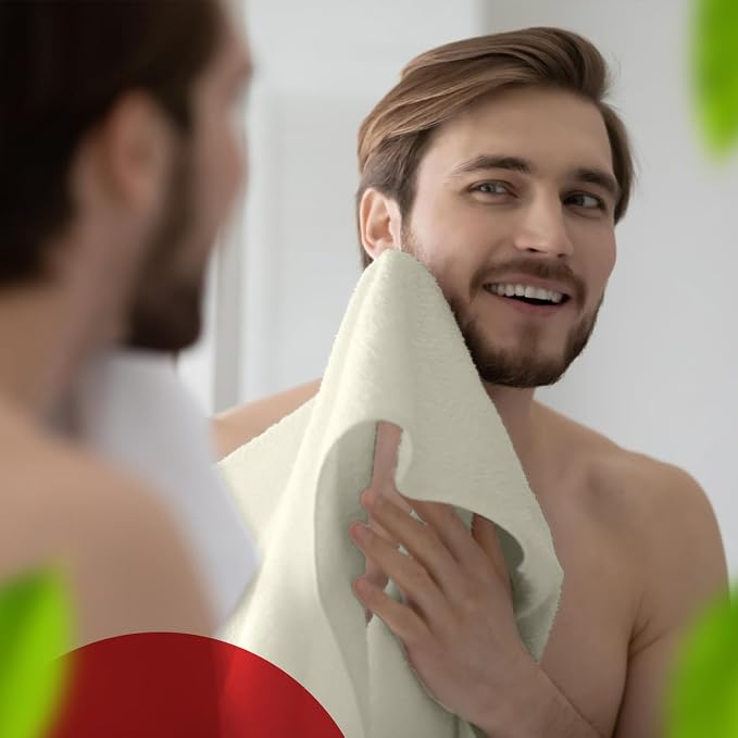 RIVERSIDE 6 Pack Premium Hand Towels Set, 16x28 inches, 100% Ring Spun Cotton - Image 8