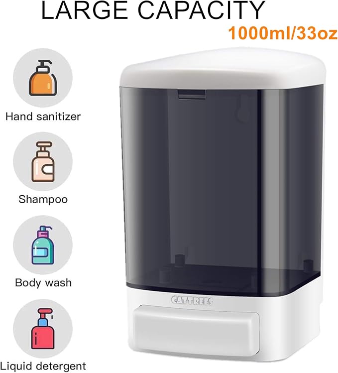 Manual Soap Dispenser, Commercial Soap Dispenser Wall Mounted - Image 2