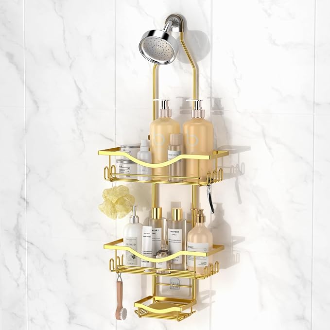 Shower Caddy Hanging Adjustable Shower Caddy, Rustproof Shower Organizer by REINHARDT