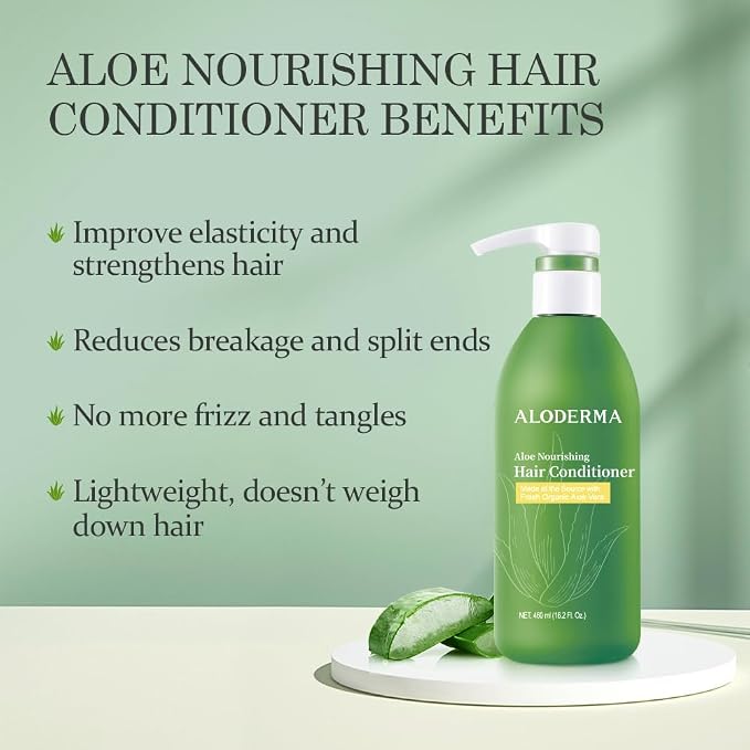 Aloderma Aloe Nourishing Hair Conditioner Made - Image 2