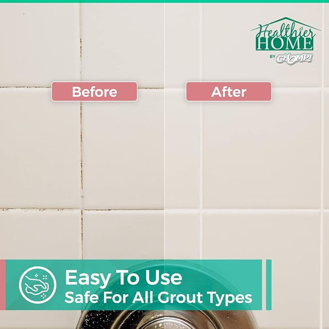 CHOMP! Grout Cleaner Bundle, Includes Grout Brush, Refreshes Grout and Removes - Image 4