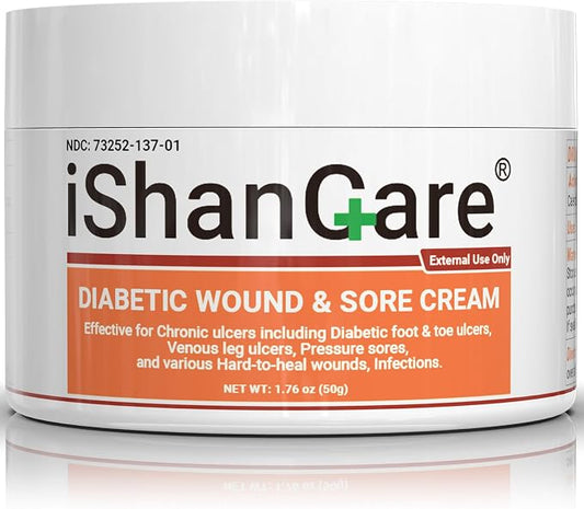iShanCare® Diabetic Wound Ulcer Cream by iShanCareSkinCare