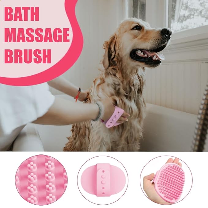 Dog Bath Brush Bathing Kit 5PCS - Image 4