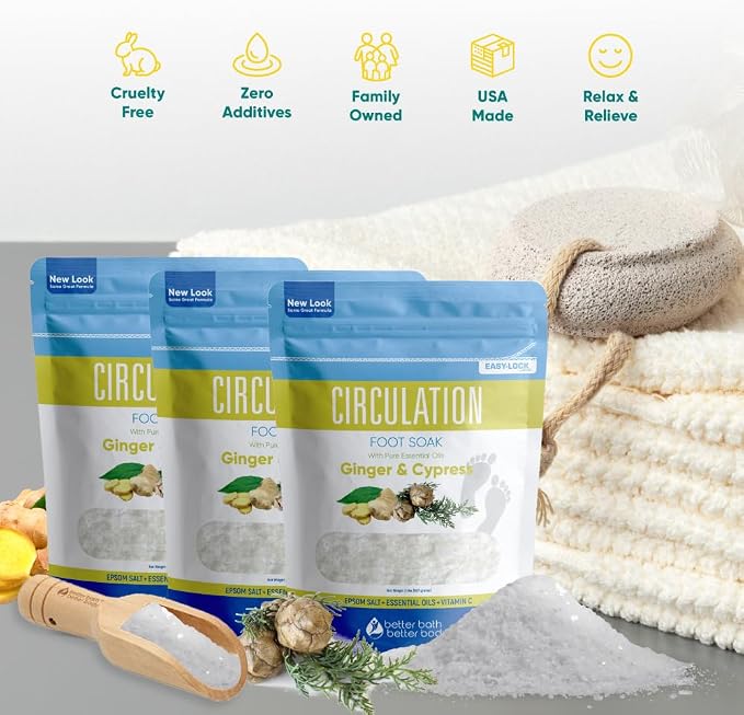 Circulation Foot Soak Foot Soaking Epsom Salts - Image 4