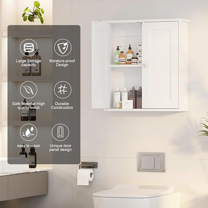 22x23 Bathroom Wall Cabinet, Medicine Cabinet - Image 3