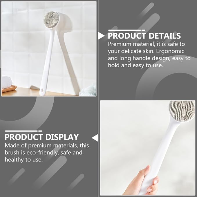 Housoutil Silicone Body Brush Back Scrubber - Image 2