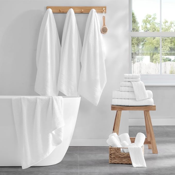 Casa Platino 100% Cotton Luxury Bathroom Towel Set - Image 6